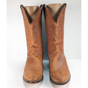 Abilene Elk Leather Boots Men's 11 EE Western Cowboy Work Ranch Farm USA 6644